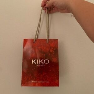 Kiko Milano Makeup Holiday Shopping Bag